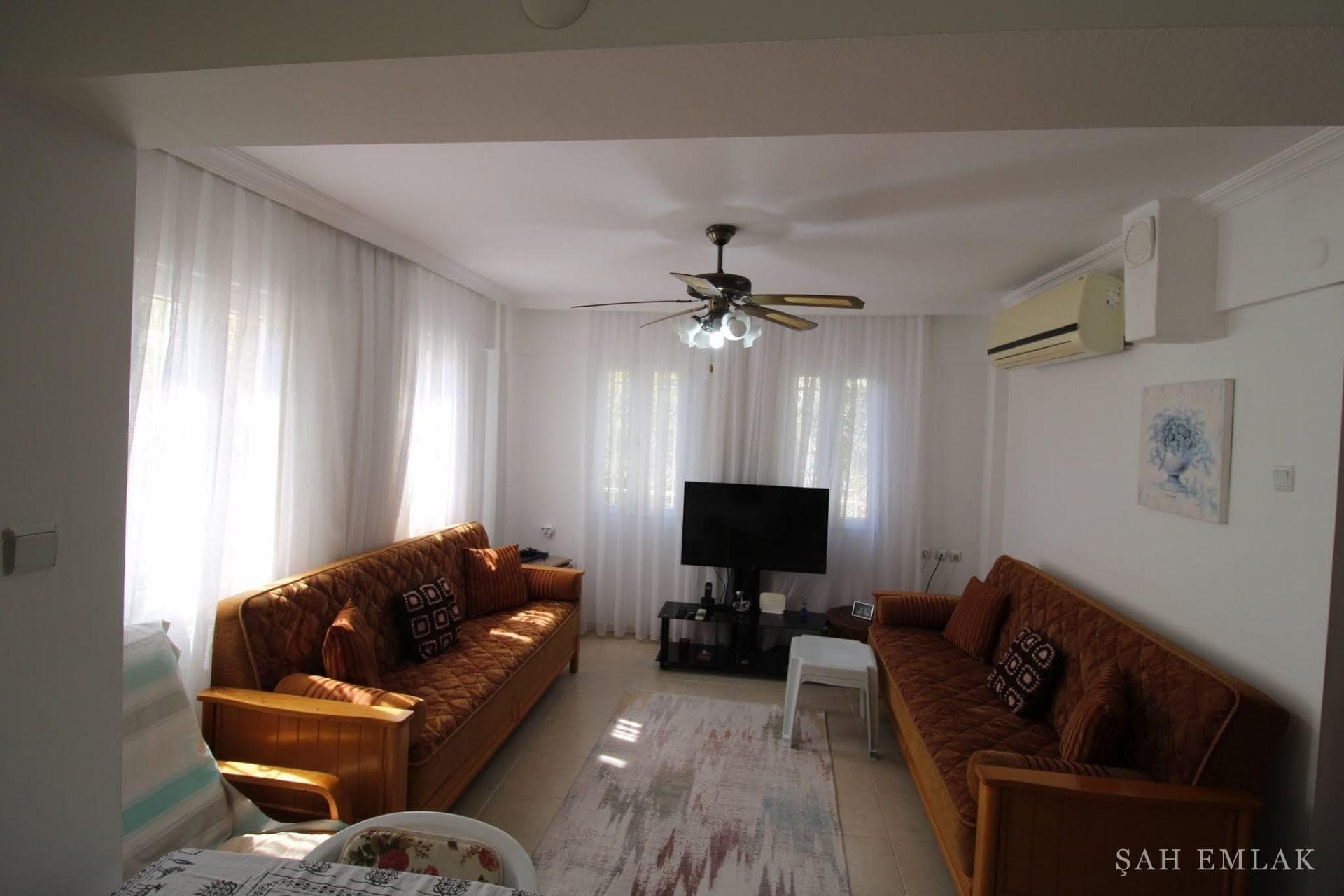 Freistehende 3+1-Villa mit Garten, 200 m vom Meer, in Akbük — Foto 16