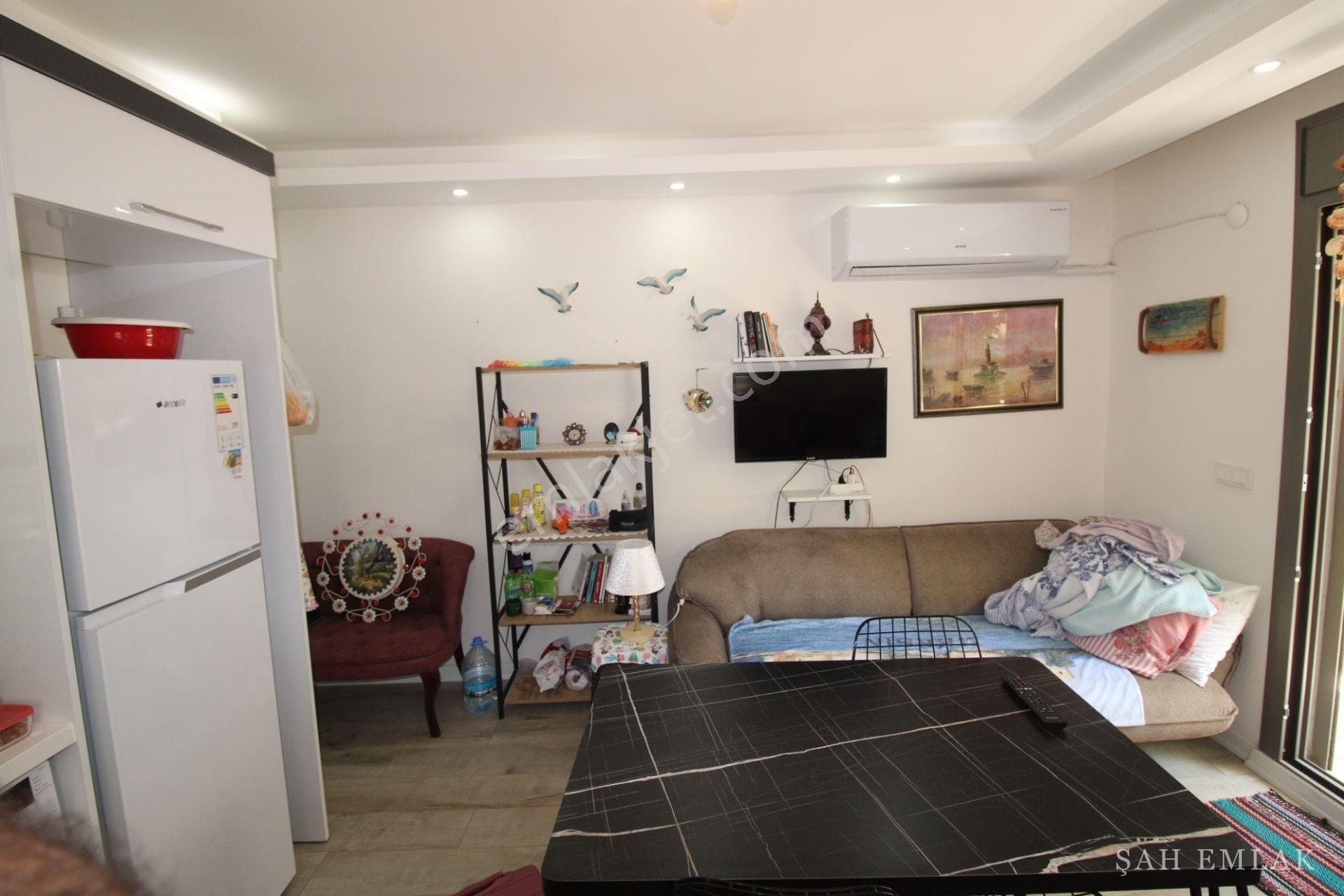 1+1-Wohnung im Hochparterre in Altınkum, 200 m vom Meer — Foto 11